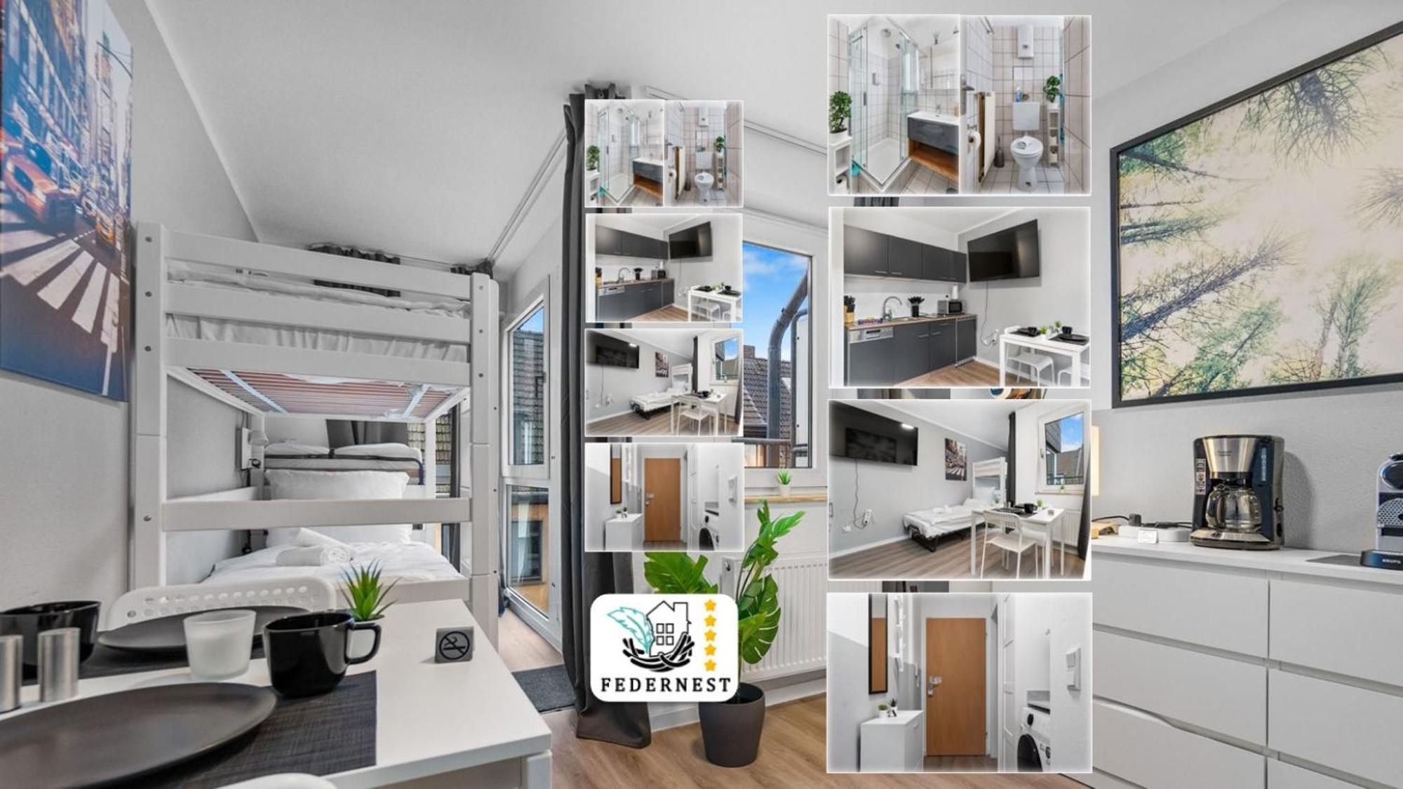 Messe, Monteure, Budget - Einfache Komfortable 2 Personen Wohnung Duisburg Eksteriør billede