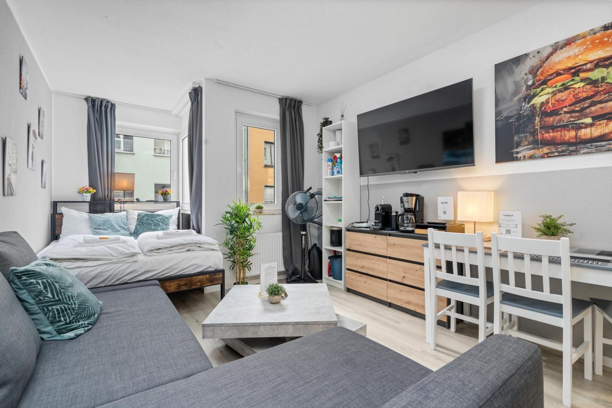 Messe, Monteure, Budget - Einfache Komfortable 2 Personen Wohnung Duisburg Eksteriør billede